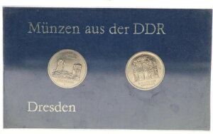 DDR 2x 5 Mk �e�[�}�ʃZ�b�g �h���X�f�� 1985 70371