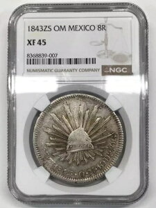 1843 Zs OM ���L�V�R �V���o�[ 8 ���A NGC XF-45 - KM#377.13
