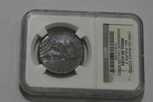?? ???? �t�����X �t�B���b�v2�� ���_�� 1830�N T.�x���i�[���� NGC MS65 B72 CXZUL