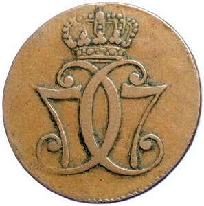 1771-79 �f���}�[�N�����N���X�`���� 7 ���A���e�B�[�N OLD 1 Skilling Dansk Coin i102908