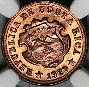 1929 NGC MS 66 �R�X�^���J 5�Z���e�B�� �~���g�X�e�[�g �u�����Y�R�C�� (23042001C)