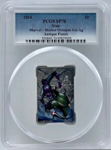 �}�[�x�� �h�N�^�[�E�I�N�g�p�X 2024�N 2�h����� 1�I���X PCGS SP 70 �A���e�B�[�N�d�グ �J���[