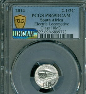 2014�N ��A�t���J 2.5�Z���g PCGS PR69 DCAM MAC UHCAM 572 ���� + COA