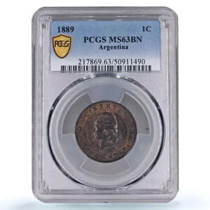 �A���[���`�� 1 �Z���^�{ ���a���ݕ� ���x���^ KM-32 MS63 PCGS ���� 1889