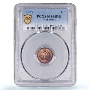 �z���W�����X 1�Z���^�{ �ʏ�d�� �d�ʌ^ KM-77.1 MS64 PCGS �u�����Y�R�C�� 1935�N