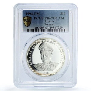 ���x���A 10�h�� �����������R �����̃L�c�l ���� PR67 PCGS ��� 1994�N