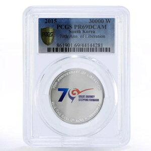 �؍� 30000�E�H�� ���70���N�L�O PR69 PCGS ��� 2015�N