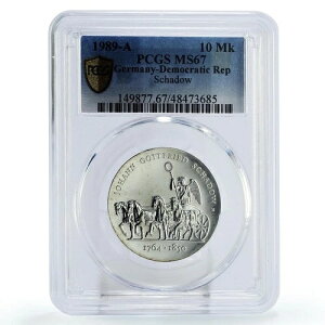 �h�C�c DDR 10�}���N ������ ���n���E�V���h�E ���p MS67 PCGS ��� 1989�N