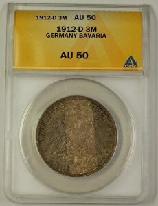1912-D �h�C�c�E�o�C�G���� 3�}���N��� 3m ANACS AU-50
