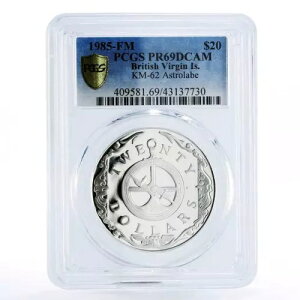 �C�M���X�̃��@�[�W������ 20�h�� �A�X�g�����[�x PR69 PCGS �v���[�t��� 1985�N