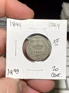1894�N �C�^���A 20 Centesimi