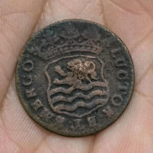 1727 �I�����_ �I�����_ Voc LUCTOR et Emergo Duit EARLY DATE Cooper Coin_L55