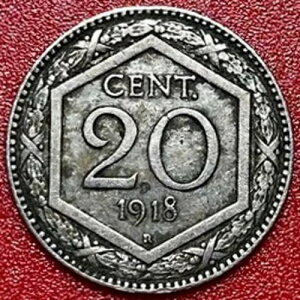 �C�^���A 1918-R 20 �`�F���e�V�~ �X�g���b�N �I�[�o�[ 1894 20 �`�F���e�V�~ �C�^���A�̎��W�\�ȃR�C��