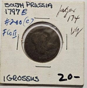 �h�C�c �v���C�Z�� 1 Grosz Grossus 1797 �����f�B�I�i�� �t���[�h���q ���B���w���� 2 ������
