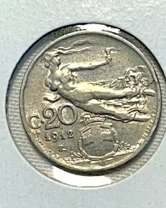 3-20 CENTESIMI 1912,13,20 VITTORIO EMANUELE III ������ UNC �f�B�e�[���̃��b�g