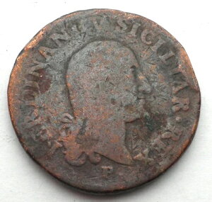 �C�^���A���B �i�|������ 10 TORNESI 1798 KM# 224 FERDINANDO IV 1T1.2