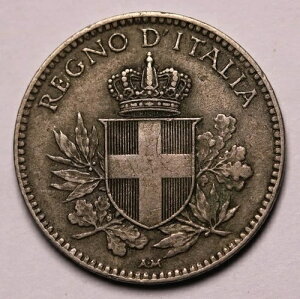 1918 R �C�^���A 20 Centesimi KM# 58 ���[�h�G�b�W