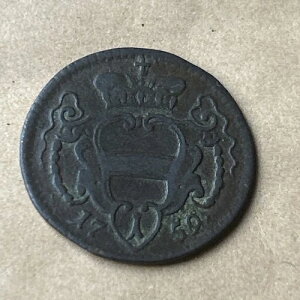 �Z���e���I 1 Pfennig 1759 WI, �t�����c I., �E�B�[��