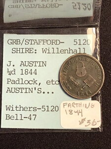 1844�N �C�M���X �t�@�[�V���O�I�[�X�e�B���� �g���ƐH���i �����X�g�A�J�[�h