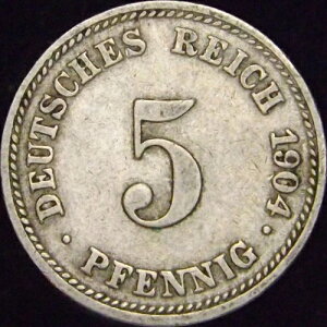 1904-D �h�C�c 5 �y�j�q - KM# 11 - VF