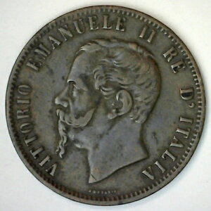 1867�N H �C�^���A������ 10 Centesimi �ɏ㗬�ʃC�^���A 10�Z���g