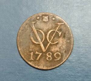 1789�N �I�����_�̃l�[�f�������g�A���n Voc Duit �j���[���[�N �y�j�[ Utrecth �O���[�h�R�C��_d49