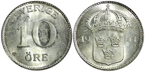 �X�E�F�[�f�� �O�X�^�t 5 �� (1907-1950) �V���o�[ 1941 G 10 ?re GEM BU KM# 780 (22 080)