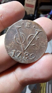 �I�����_�̃l�[�f�������g�A���n VOC Duit 1789 UTRECHT �j���[���[�N �y�j�[ �i�C�X �R�C�� a.30