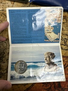 �|���g�K�� 100 �G�X�N�[�h 1988 BU Bartolomeu Dias Folder Silver Discoveries AG