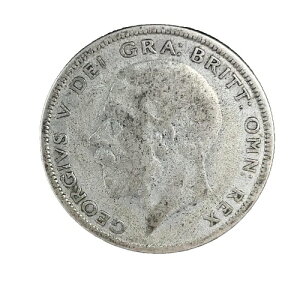 1928�N �C�M���X �V���o�[ �n�[�t�N���E�� �R�C�� #2 F- Fine George V KM 835