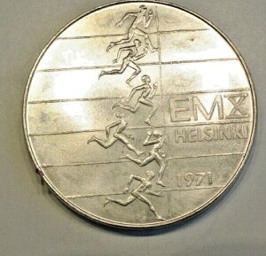 10 MARKKAA 1971 UNC/FDC �V���o�[ �|�C�h 24gr20