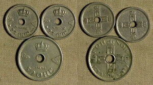 �m���E�F�[�F3�� 25�I�[�� 1927(2) XF;VF-XF; 50�I�[�� 1948/48 XF #384;#386 IR1381