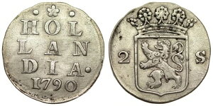 �I�����_ / �I�����_ - 2 Stuivers 1790