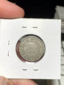 1894�N �C�^���A 20 Centesimi