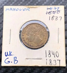 1837�N��1840�N �C�M���X ���B�N�g���A��������n�m�[���@�[�ւ̃g�[�N�����_���R�C��