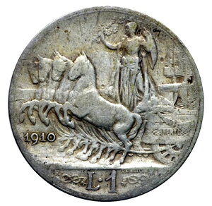 �C�^���A 1���� 1910�N �N�A�h���K�E���F���[�`�F �L���O�_�� VEIII �V���o�[ �Ñ�̗ΐ�