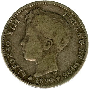 �� �X�y�C�� ? 1�y�Z�^ 1896 PCV ? �A���t�H���\13�� �� �V���o�[ (.835) �� KM#706 Cal#56 ��C4791