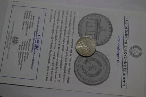 ?? ???? �h�C�c DDR 5 �}�[�N 1971 �u�����f���u���N COA �t�� B79 #32 BX7