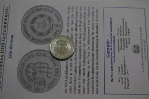 ?? ???? �h�C�c DDR 5 �}�[�N 1975 �����p COA B79 #48 BX7 �t��