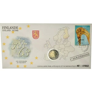 [#487246] �t�B�������h�A2 ���[���A2013�AEnveloppe philat?lique numismatique�AMS(63)�ABi