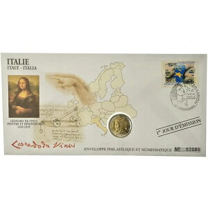 [#487275] �C�^���A�A2 ���[���A2003 �N�AEnveloppe philat?lique numismatique�AMS(63)�ABi-M