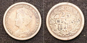*�I�����_ 25�Z���g��� 1910�N 3.575g 19mm�A�I�����_�̃z�����h[E5145]7n0