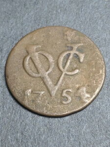 �A���e�B�[�N 1754 VOC Duit �I�����_���C���h��ЃR�C��