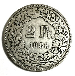 1886�N �X�C�X ���� (0.835) 2�t�����A�x���� - 10g - ���ɗǎ�