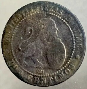 1870�N �X�y�C���v�����̍d�� 150�N�O 2�Z���e�B�� �X�y�C��