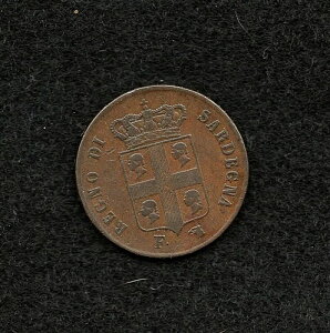 �C�^���A���B (�T���f�[�j��) 1842 5 centesimi