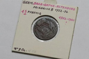 ?? ???? �h�C�c SAXE-GOTHA 1 1/2 PFENNIG 1752 B66 #245