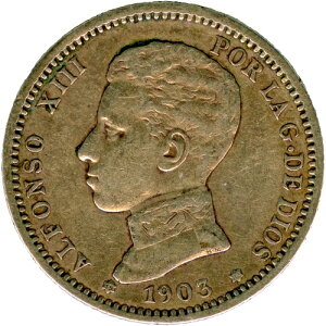 �� �X�y�C�� ? 1�y�Z�^ 1903 SMV ? �A���t�H���\13�� �� �V���o�[ (.835) �� KM#721 Cal#67 ��D0779