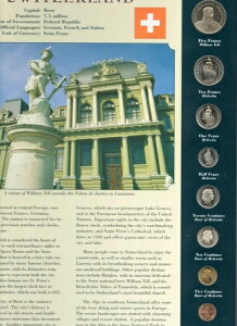 ���E�̃R�C�� �X�C�X 1974 - 2007 BU UNC 2, 1, 1/2 �t���� 2007