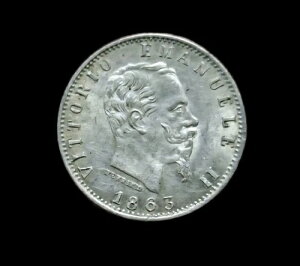 �C�^���A - 20 CENTESIMI 1863 �~���m�A�f���炵��